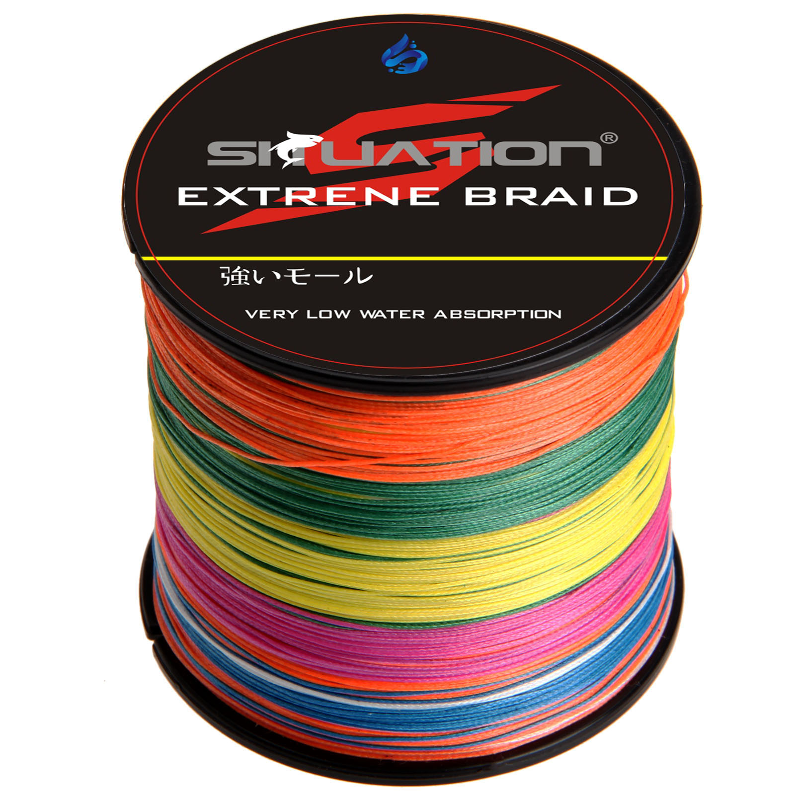 Línea de pesca de mar 8 hilos trenzada fuerte PE Dyneema 300M 500M 1000M multicolor - Imagen 7 de 9